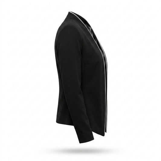 Allsaints Leather - Lykar | Open-Front Fitted Blazer Women