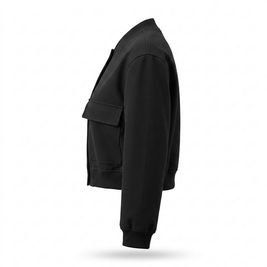 Allsaints Leather - Aibol | Cropped Button-Up Jacket Women