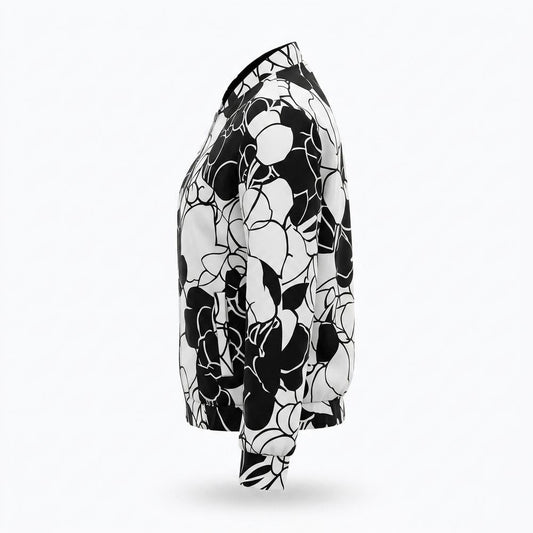 Allsaints Leather - Kanav | Printed Zip-Up Jacket Women