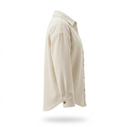 Allsaints Leather - Arral | Corduroy Button-Up Shirt Women