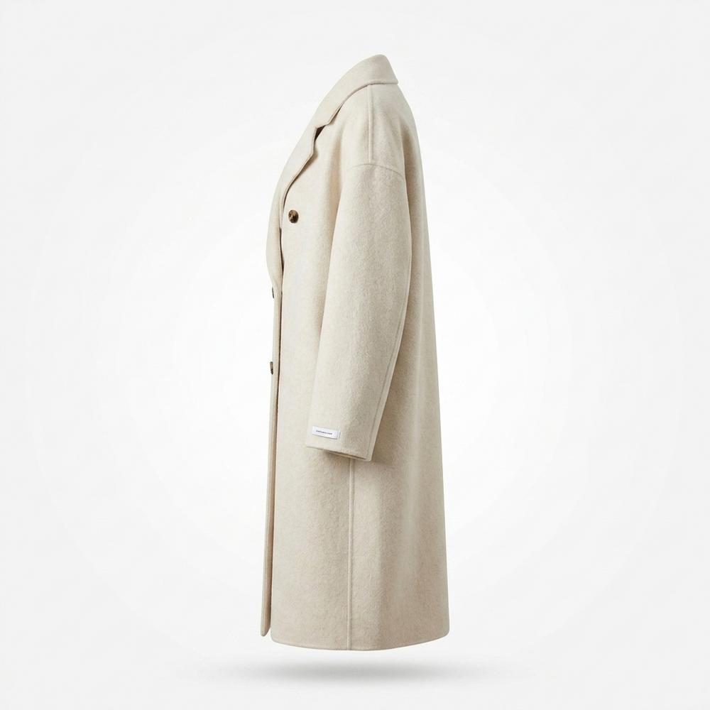 Allsaints Leather - Kevin | Double-Breasted Wool Coat Women