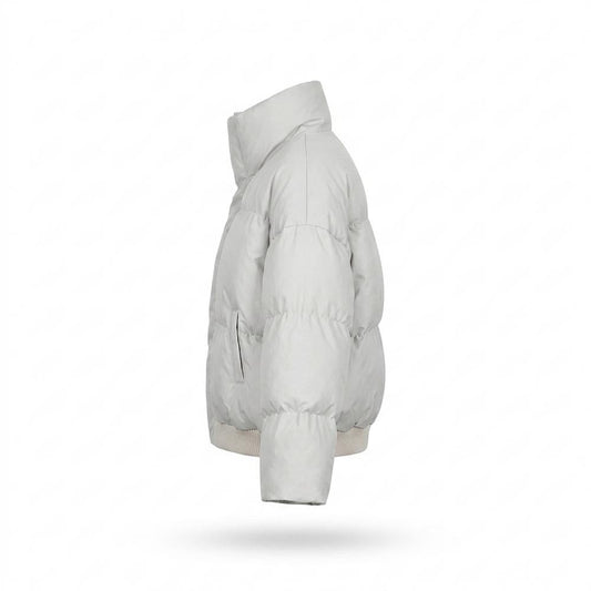 Allsaints Leather - Zelen | Quilted Cropped Jacket Unisex