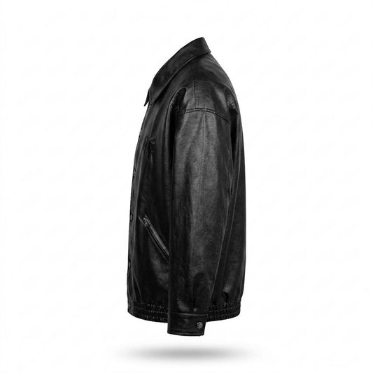 Allsaints Leather - Nudam | Buttoned Oversized Jacket Unisex