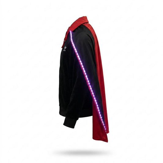 Allsaints Leather - Ramon | Caped Illuminated Jacket Unisex