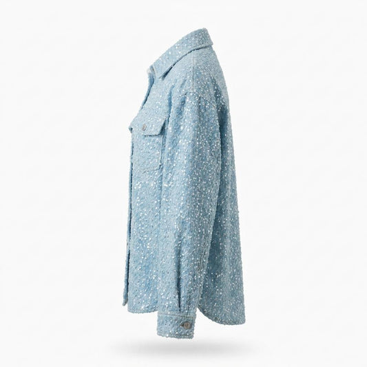 Allsaints Leather - Vemar | Sequined Textured Jacket Women