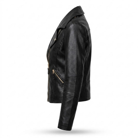 Allsaints Leather - Ralom | Asymmetrical Tailored Leather Jacket Women