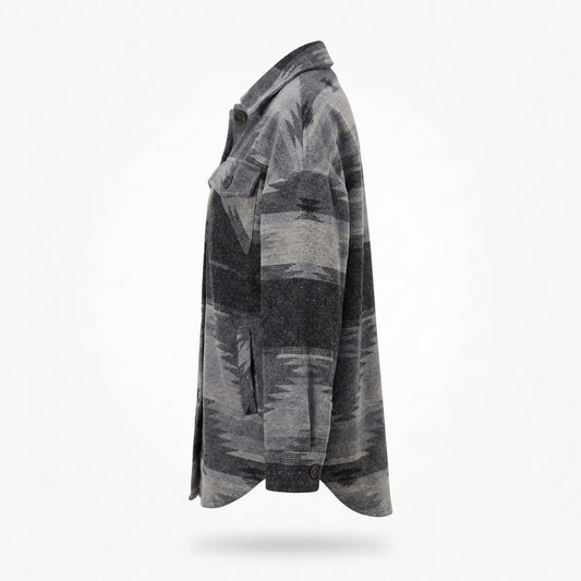 Allsaints Leather - Yorev | Patterned Button-Down Jacket Women