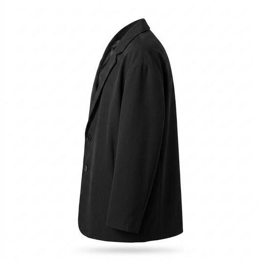 Allsaints Leather - Cadan | Single-Breasted Relaxed-Fit Blazer Men