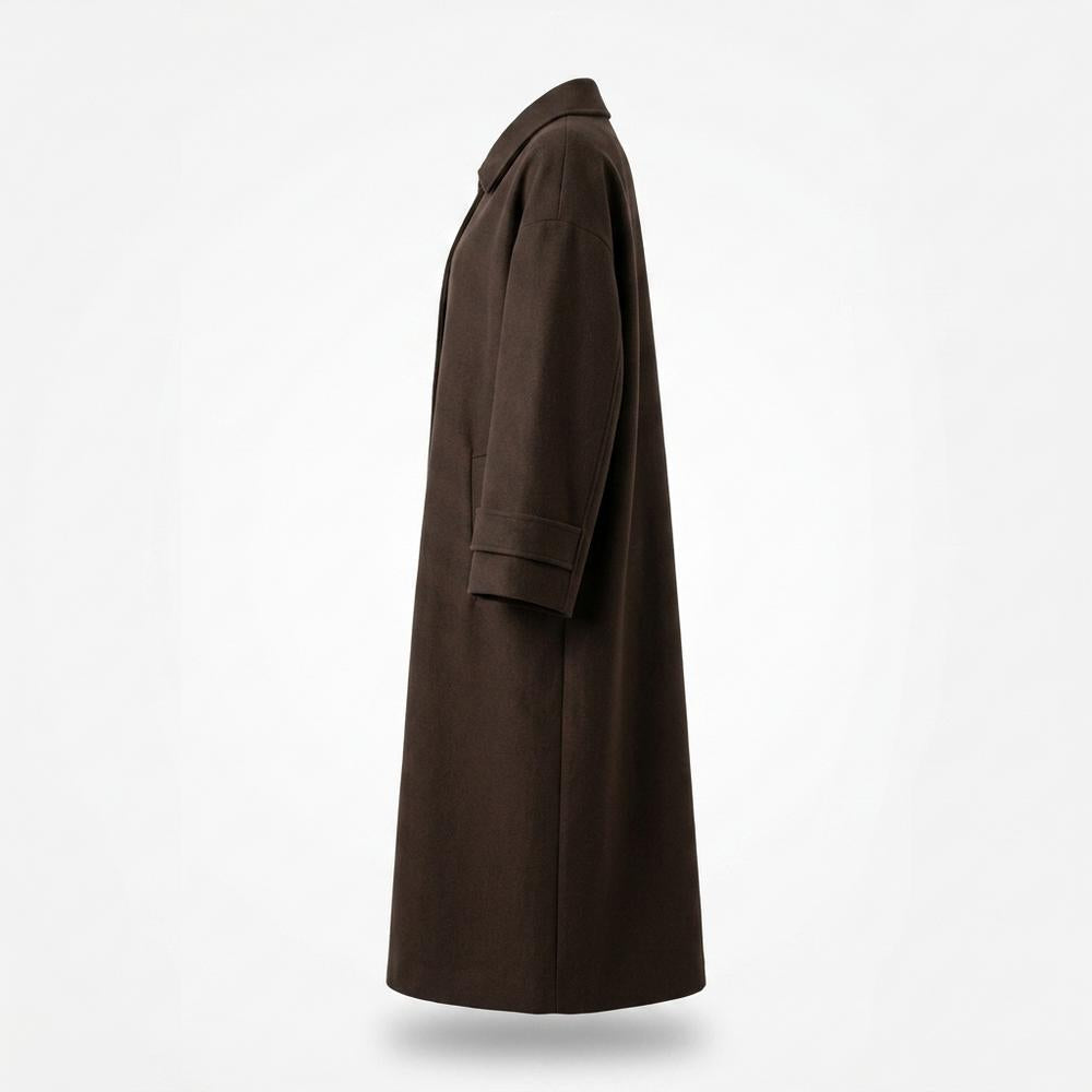 Allsaints Leather - Romir | Oversized Single-Breasted Coat Women