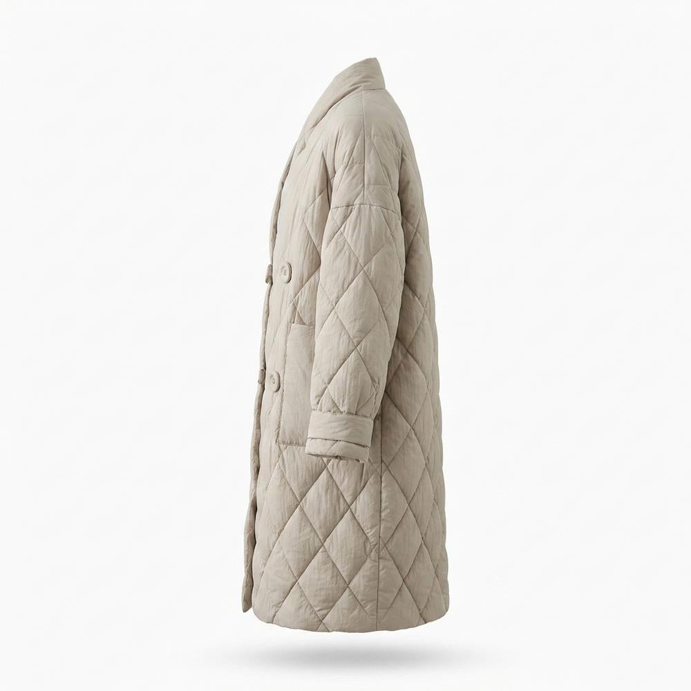Allsaints Leather - Almin | Quilted Relaxed-Fit Coat Women
