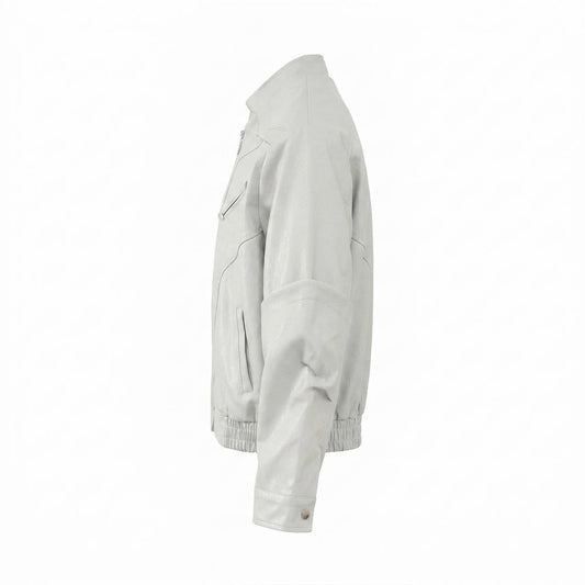 Allsaints Leather - Cabat | Structured Zip-Up Jacket Unisex