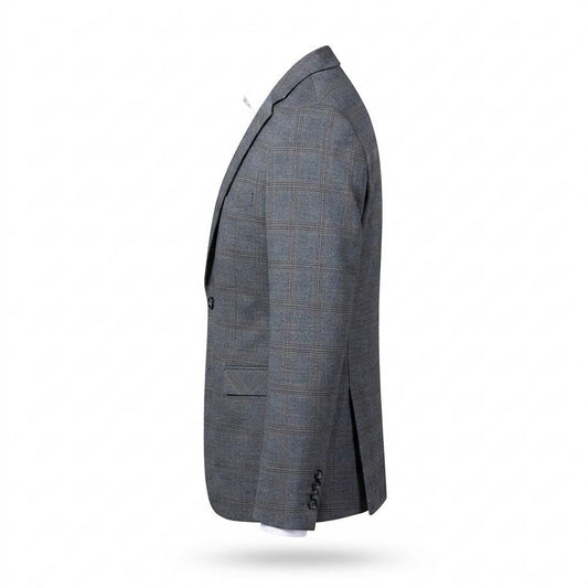 Allsaints Leather - Lasan | Plaid Slim Fit Blazer Men