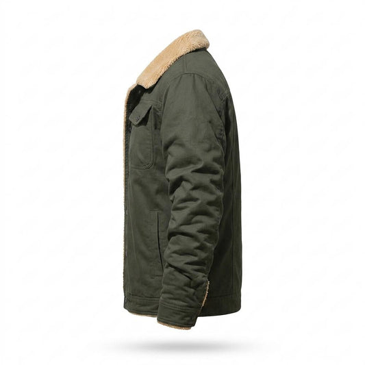 Allsaints Leather - Mitor | Sherpa-Lined Button-Front Jacket Men