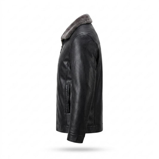 Allsaints Leather - Zaron | Lined Zip-Front Leather Jacket Men