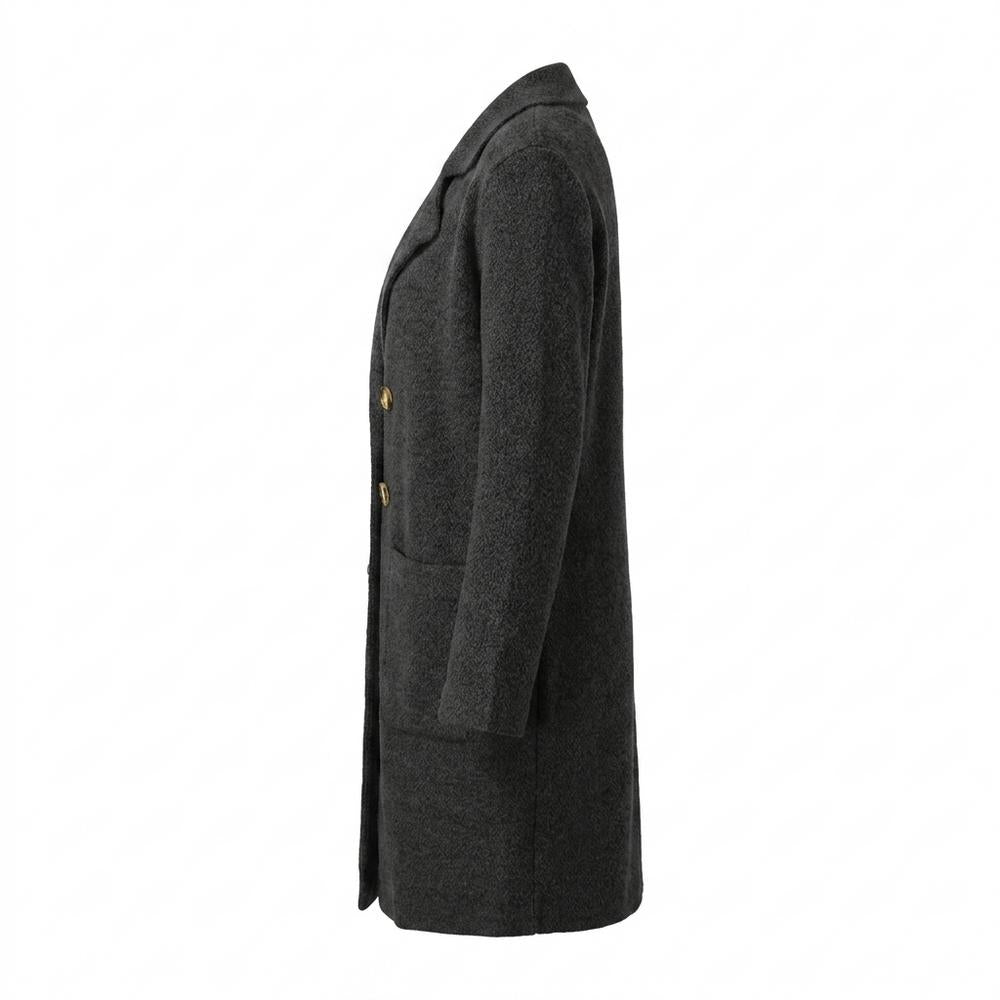Allsaints Leather - Karev | Textured Button-Front Coat Women