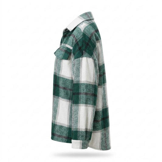 Allsaints Leather - Vivin | Plaid Oversized Jacket Women
