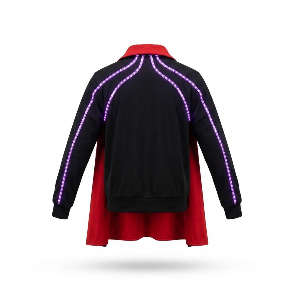 Allsaints Leather - Ramon | Caped Illuminated Jacket Unisex