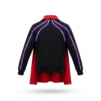 Allsaints Leather - Ramon | Caped Illuminated Jacket Unisex
