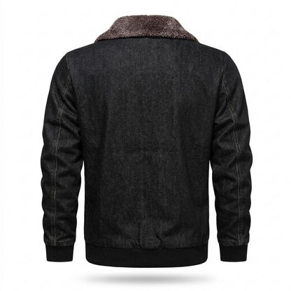 Allsaints Leather - Mafom | Shearling-Collar Zip-Up Jacket Men