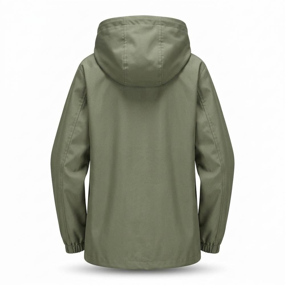 Allsaints Leather - Sasel | Hooded Buttoned Jacket Women