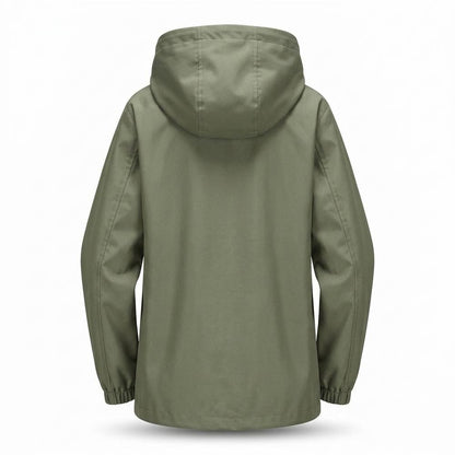 Allsaints Leather - Sasel | Hooded Buttoned Jacket Women