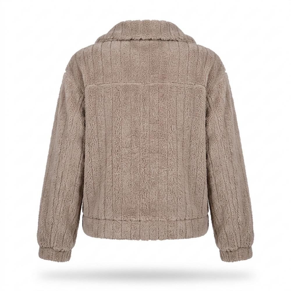 Allsaints Leather - Lolar | Fleece Button-Front Jacket Women