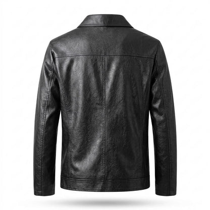 Allsaints Leather - Sidok | Zip-Up Collared Leather Jacket Men