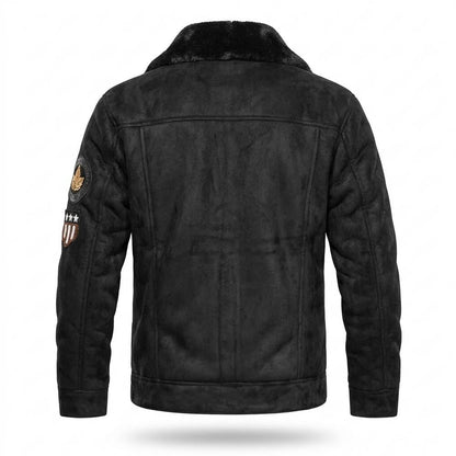 Allsaints Leather - Elsol | Fleece-Lined Faux Suede Jacket Men