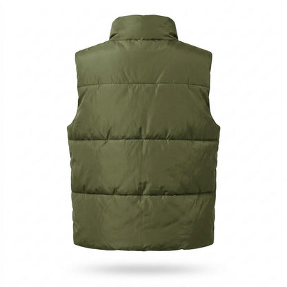 Allsaints Leather - Casol | Quilted Zip-Up Vest Women