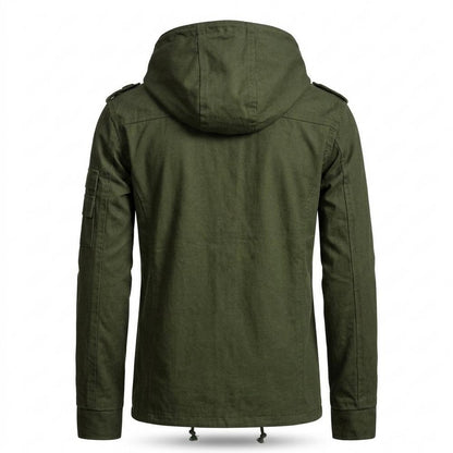 Allsaints Leather - Leken | Hooded Lined Jacket Men