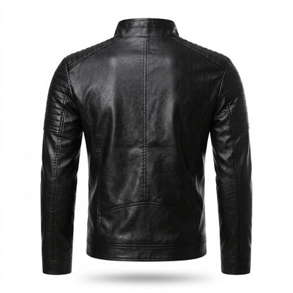 Allsaints Leather - Lehal | Quilted Slim-Fit Leather Jacket Men