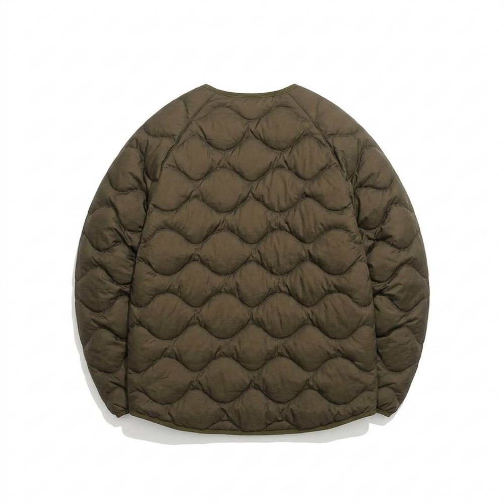 Allsaints Leather - Vesen | Quilted Collarless Jacket Unisex
