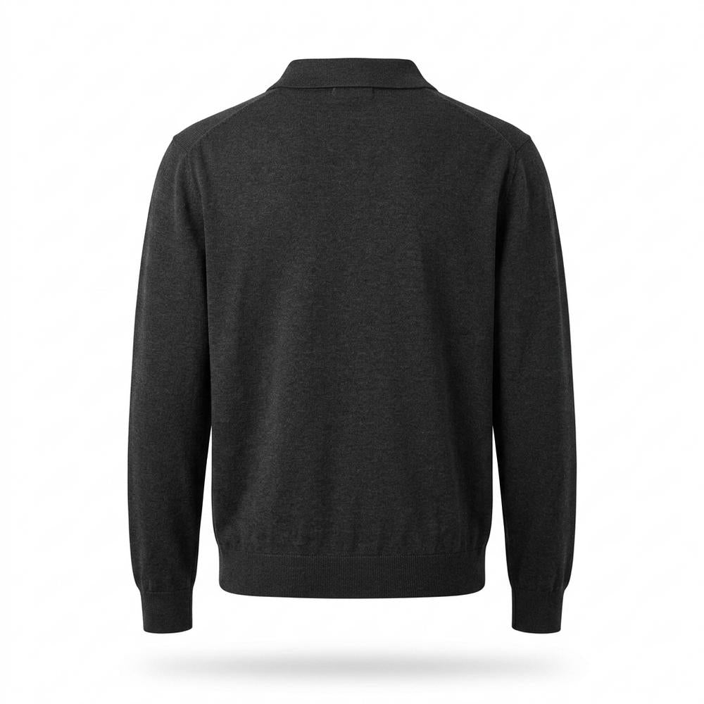 Allsaints Leather - Larev | Knitted Collared Sweater Men