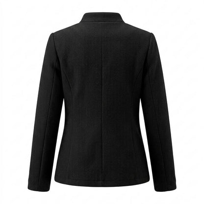 Allsaints Leather - Maren | Stand-Collar Herringbone Jacket Women