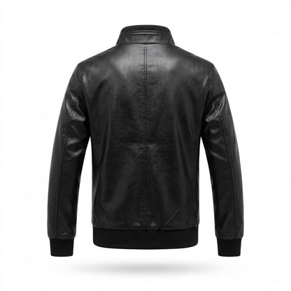 Allsaints Leather - Kemor | Fleece-Lined Zip-Up Leather Jacket Men