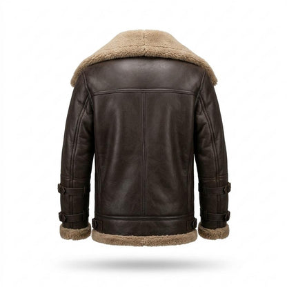 Allsaints Leather - Vadar | Shearling-Lined Longline Coat Men