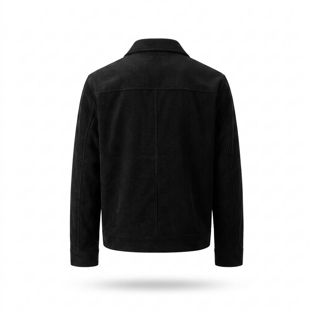 Allsaints Leather - Kesen | Ribbed Zip-Up Jacket Men