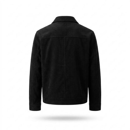 Allsaints Leather - Kesen | Ribbed Zip-Up Jacket Men