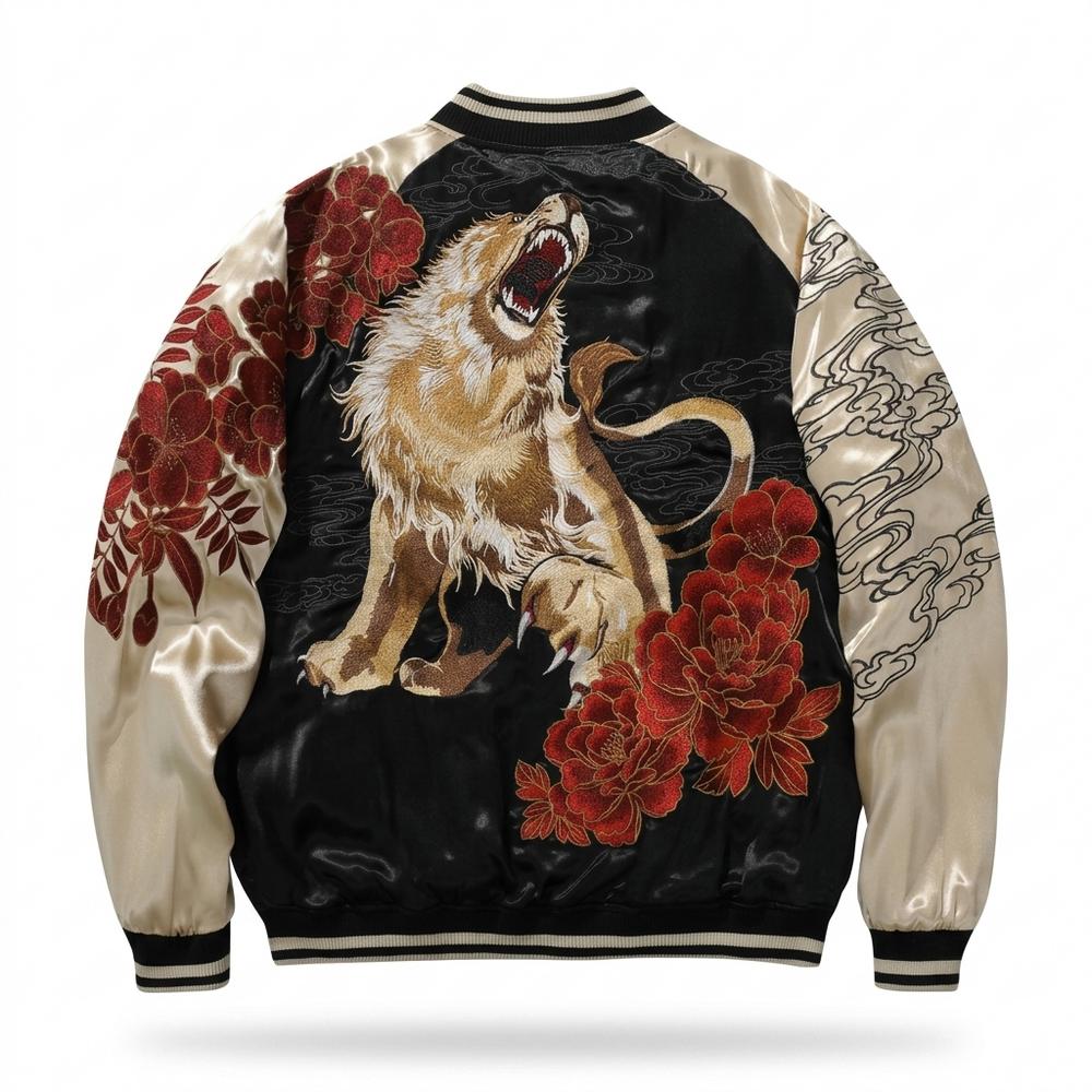 Allsaints Leather - Arsil | Two-Tone Satin Jacket Unisex