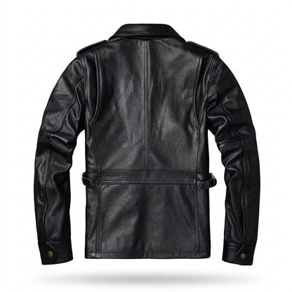 Allsaints Leather - Misud | Zip-Up Belted Leather Jacket Men
