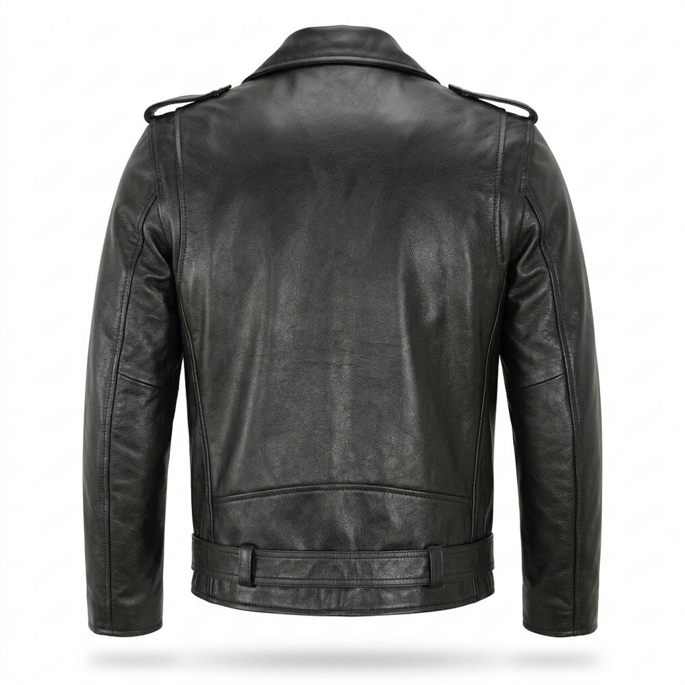 Allsaints Leather - Keron | Asymmetrical Belted Leather Jacket Unisex