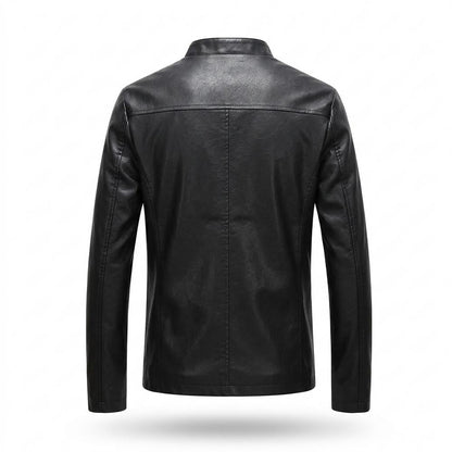 Allsaints Leather - Taven | Slim Fit Zip-Up Leather Jacket Men