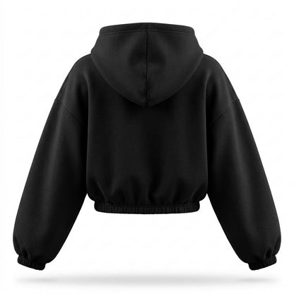 Allsaints Leather - Arron | Cropped Zip-Up Hoodie Women