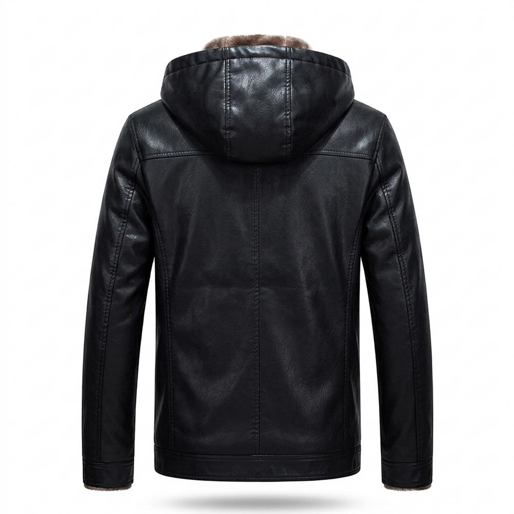 Allsaints Leather - Movur | Lined Hooded Leather Jacket Men