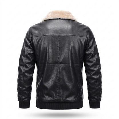 Allsaints Leather - Karen | Lined Zip-Up Leather Jacket Men