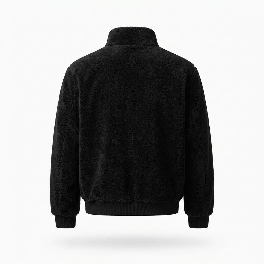 Allsaints Leather - Lotir | Fleece Zip-Up Jacket Men