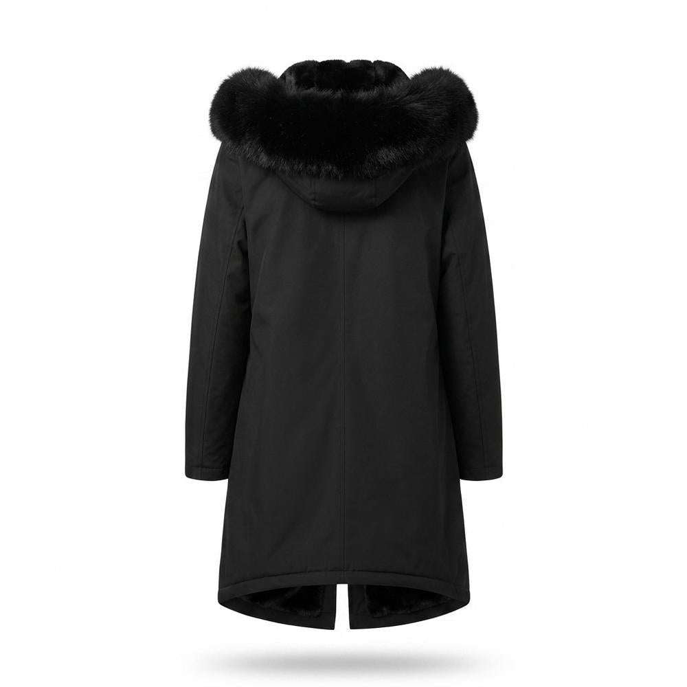 Allsaints Leather - Zasil | Plush-Lined Hooded Coat Women