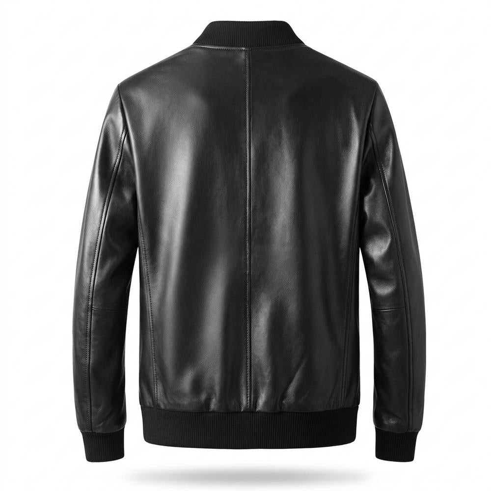 Allsaints Leather - Corum | Bomber-Style Zip-Up Leather Jacket Men