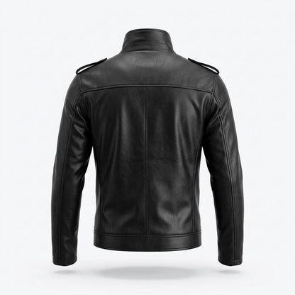 Allsaints Leather - Nivar | Asymmetrical Belted Leather Jacket Unisex