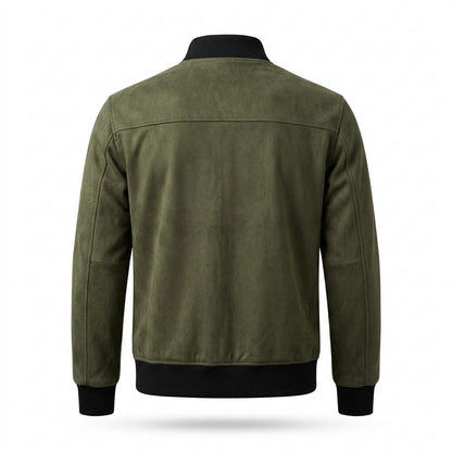 Allsaints Leather - Risin | Suede-Effect Button-Front Jacket Men